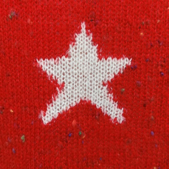 💥HOT ITEM💥Seeing Stars Speckled Distressed Lennon Sweater in Scarlet Red - Picture 13 of 16